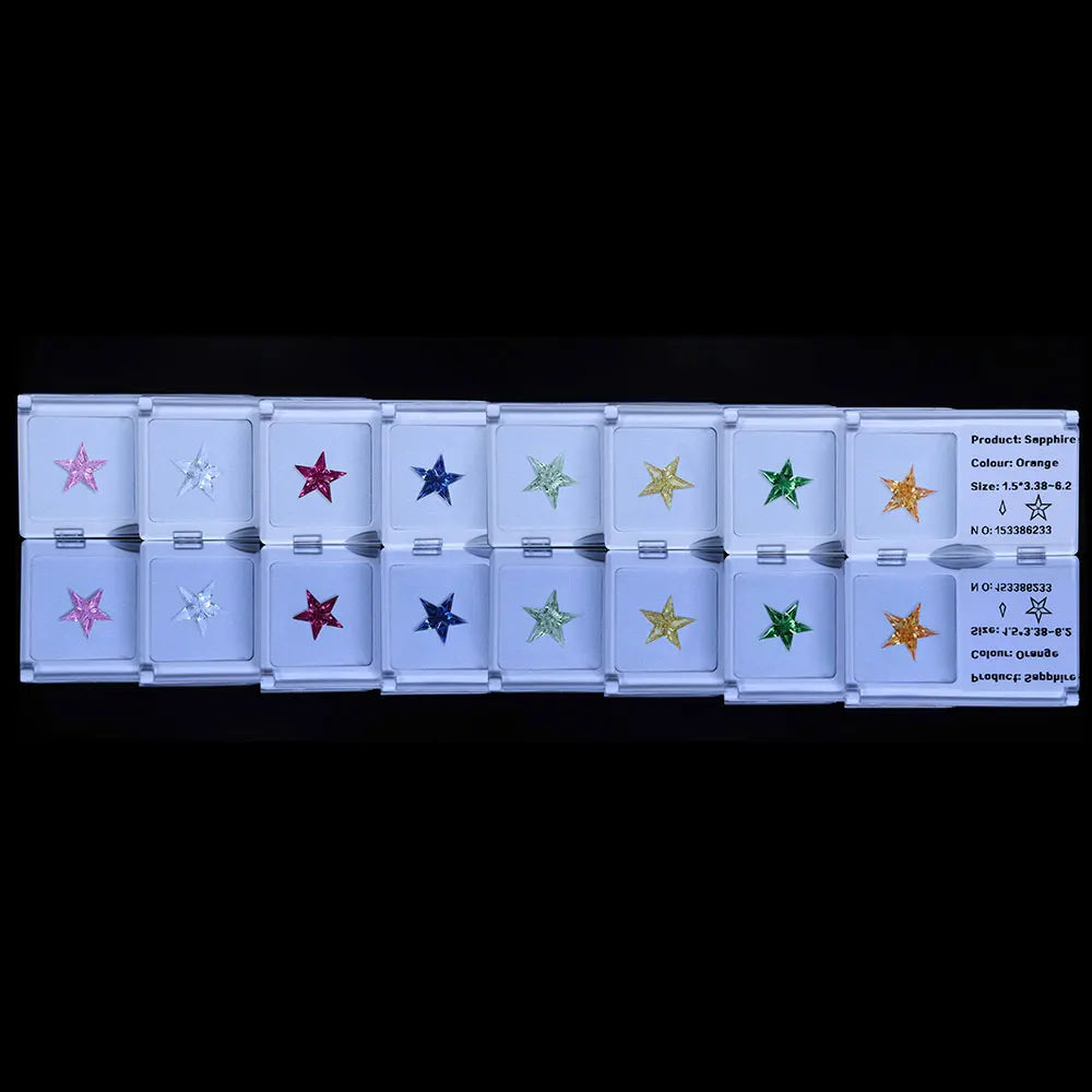 Multi Color Natural Gemstones for Pendant Making Pink Sapphire Kite Shape Diamonds 1.5mm 2mm Star Jewelry Wholesale Price