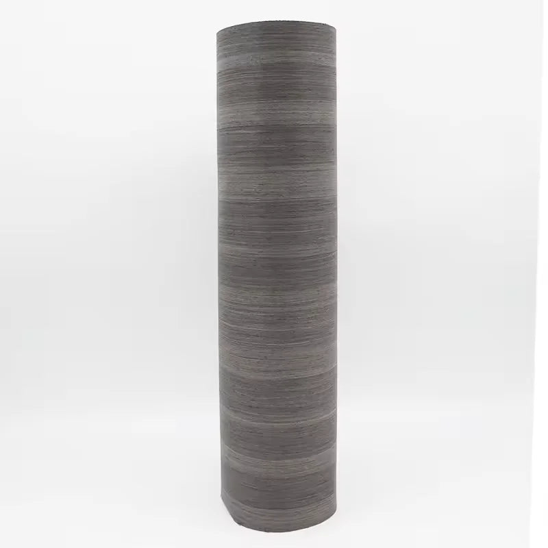Greenland New Design Recomposed Smoked Aged Oak Engineered Wood Veneer Flooring Size 2'x8' Hotel Use DIY for Certified 0.25mm