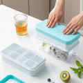 Press Large Square Ice Cubes Whiskey 5 cm Eco-Friendly Silicone Food Grade Ice Tray Ice Making