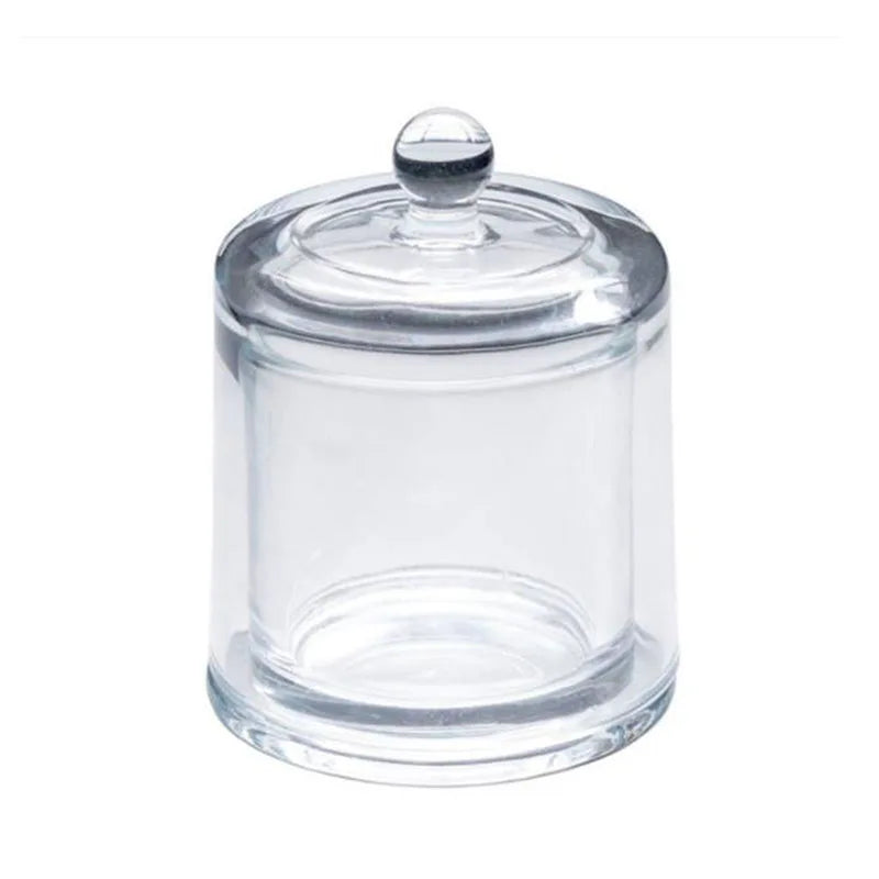 Wholesale 210ml 390ml Empty Clear Glass Cloche Bell Candle Jar with Dome Glass Lid