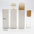 Wholesale Eco-Friendly Matt Lamination Essential Oil Perfume Bottle Paperboard Recycled Materials Personal Care 10ml Roller