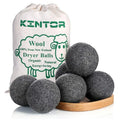 2023 Hot Sale Chemical-Free Organic New Zealand Wool Dryer Balls 6-Piece Set in Grey Top for Laundry Care