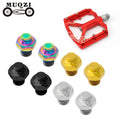 MUQZI Road Mountain Bicycle Pedal Bolt Titanium Alloy Ultralight Pedal Anti-slip Screw Cycle Pedals Parts