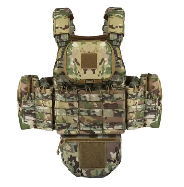 Men's Oxford Lightweight Multifunctional Tactical Vest with Quick Release Straps for Outdoor Use and Personal Defense
