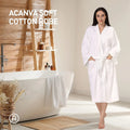 2023 Best-selling Cotton Adult Bathrobe Women's & Men's Terry Robe Plush Cotton Spa Kimono Towel Bathrobe