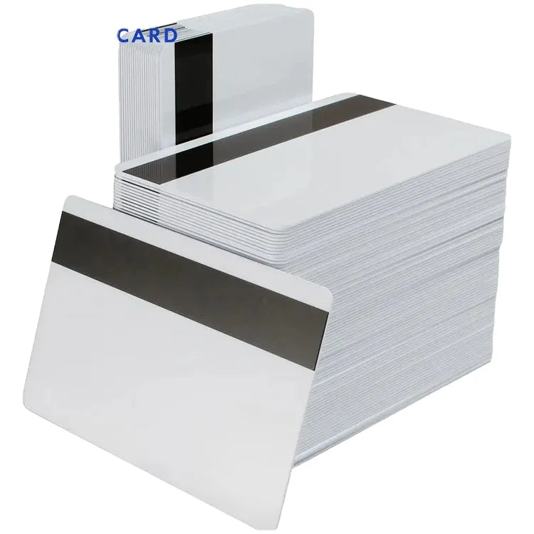 Factory Cost Effective White Blank Hi-Co Magnetic Stripe Plastic PVC Card for Access Control