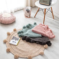 Y-W Blocking Mats for Knitting Washable Floral Kids Rug Modern Nordic Style Carpet for Children's Room Home Use