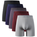 Mens Extra Long Plus Size US Size S-2XL Mesh Boxer Shorts Bamboo Fiber Soft Stretch Knit Breathable Men Underwear Boxers for Men