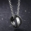 Wholesale Stainless Steel Charm Necklace Custom Classic Couple Lovers Jewelry
