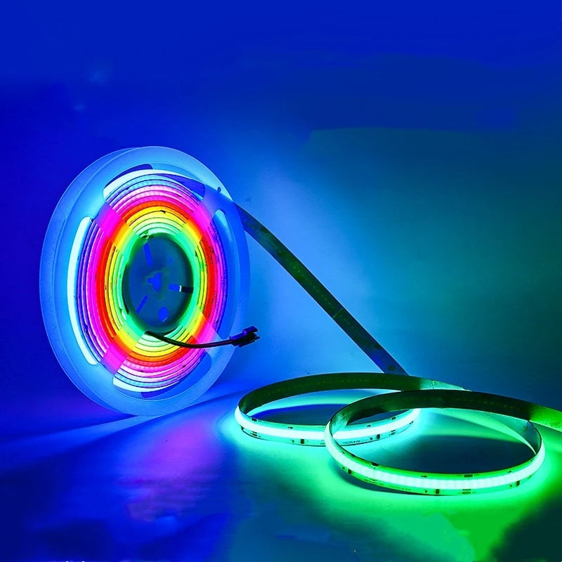 Best Selling Product 720Leds/M  24V 10Mm 12Mm Rgb Strip Lights Led Cob Rgb Led Strip 24V Rgbw Cob