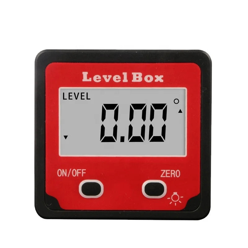 Digital Inclinometer and Level Box with Back Light Mini Digital Protractor for Woodworking OEM Supported DIY Grade Tools
