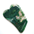 DIY 2025 Summer Hot Item Moss Agate Guasha for Facial Massage Tools for Gift