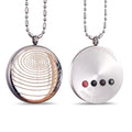 4 Energy Stones Quantum Scalar Pendant Necklace Classic Style Stainless Steel Jewelry Gold Children Gift 2 Colors Available