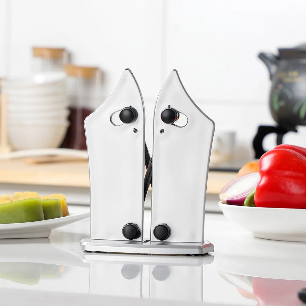 V Shape Tungsten Carbide Stages Handheld Japanese Manual Professional Diamond Knives Kitchen Knife Sharpener System for Knives
