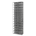 24-Pocket Over Door Shoe Hanger Fabric Closet Organizer for Shoes Underwear Socks Storage with Polybag Packaging