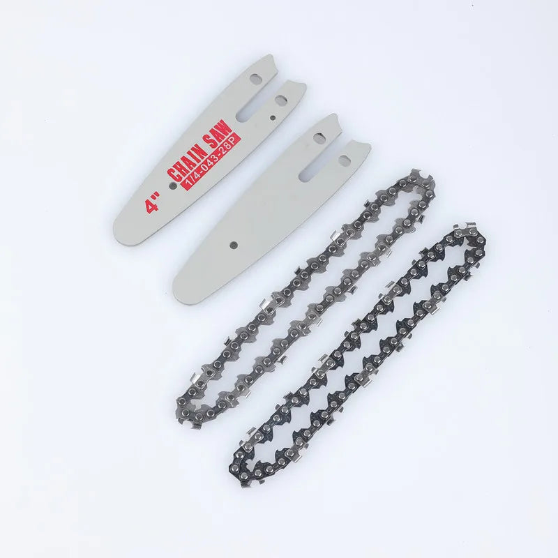 4"/6"/8"/ 10"/12"/16"/20" Chainsaw Spare Parts Chainbar Guide Bar and Chain Accessories for Wood Chain Saw Machine