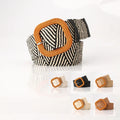 Women's Boho Fashion Ladies Wide Waist Band Dress Elastic Braided Stretch Waist Belts PP Straw Woven Fabric Belts