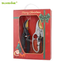 For Heavy Duty Aluminum Alloy Handle Titanium Coated Anti-Slip Grip Garden Scissors Set Christmas Gift Idea-Grafting