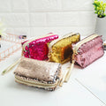 New Fashion Glitter Sequin Fish Scale Make up Bag Ladies Girl Storage Pouch Travel Casual Zipper Cosmetic Cases Wash Bag