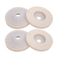 Wool Felt Polishing Wheel Disc Pad Customizable Angle Grinder Buffing Wax Meta Felt for Car Body Application OEM Support