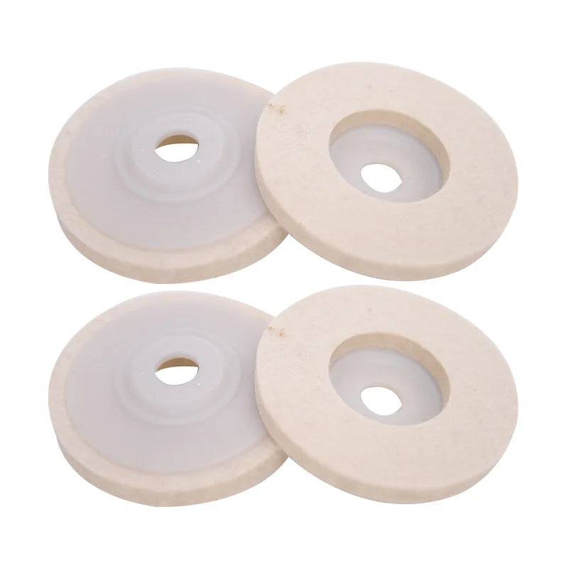 Wool Felt Polishing Wheel Disc Pad Customizable Angle Grinder Buffing Wax Meta Felt for Car Body Application OEM Support