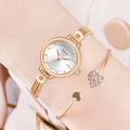 Waterproof Female Fashionable Watches Fashion Women Retro Watch Gold Watches