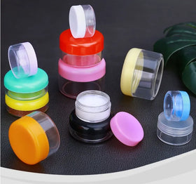 5g 10g 15g 20g 30g 50g Mini Empty Plastic Cosmetic Cream Jar for Face Eye Skin Care Cream
