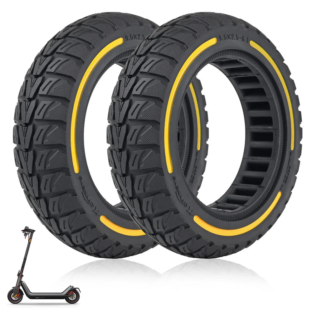 9.5x2.5 Solid Rubber Tires for Niu Electric Scooter Factory Direct Colorful Wheel Inner Tyres