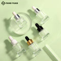 New Style Small Glass Dropper Bottle  5ml 10ml 15ml 30ML 50ml Cosmetic Essential Oil Bottles Serum Hair Oil Bottle