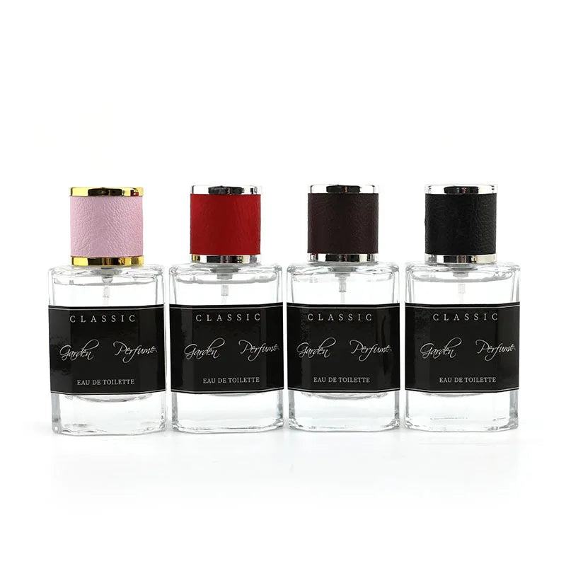 Luxury Unique Spray 35ml Glass Perfume Bottle Screw Neck Glass Perfume Bottle with Box