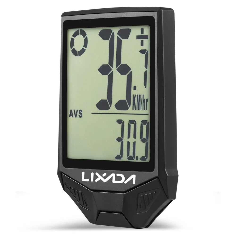 Wireless Bike Computer Mountain Bike Speedometer Odometer IPX6 Waterproof Cycling Measurable Temperature Bike Stopwatch