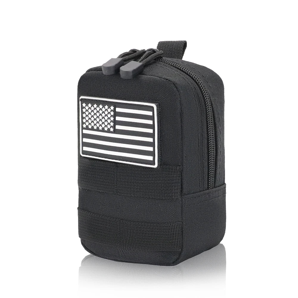 Tactical MOLLE Waist Bag Multi-Purpose Compact Utility Tool Pouch for Outdoor/Camping/Hunting Waterproof EDC Organizer