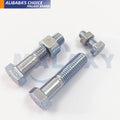 MALAXY Factory Stock Custom M3 M5 M6 M8 M10 M12 M16 Stainless Steel A2 A4 Din931 Hex Nut and Bolt Manufacturers With Washer