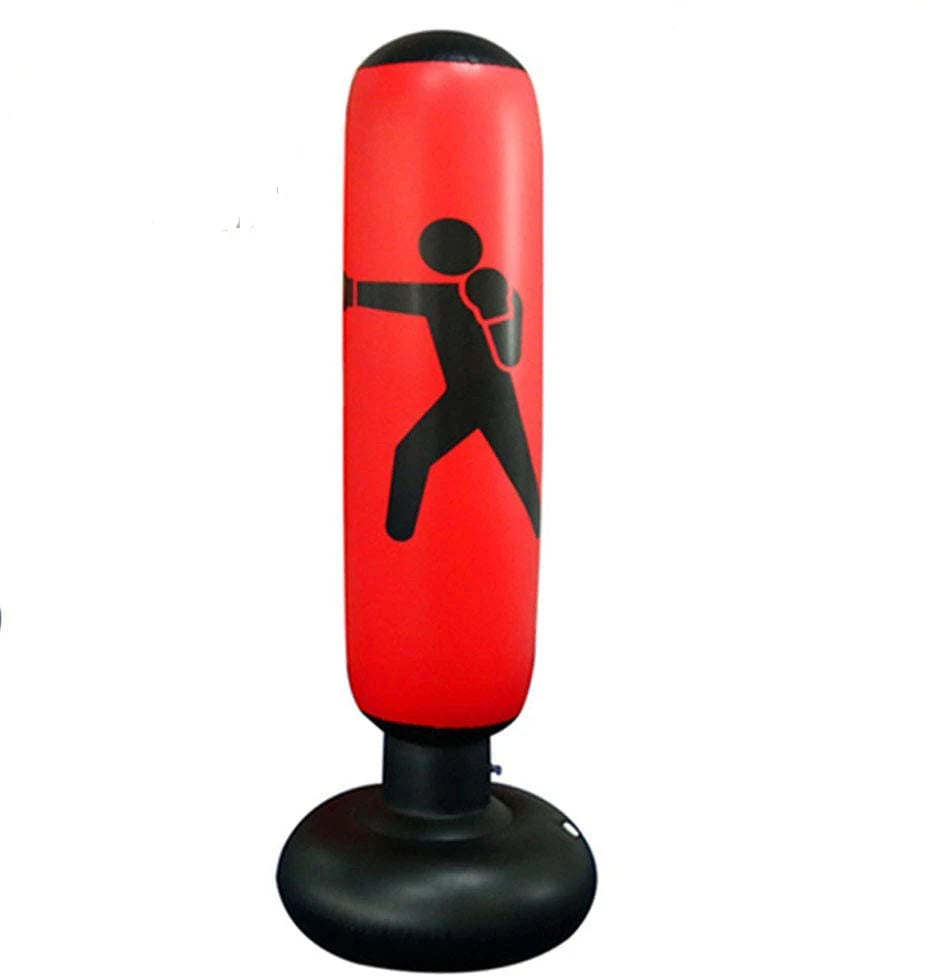 Target Tumbler Sandbag Pillar Free Standing PVC Water-Filled Heavy Boxing Dummy Customized Logo Zipper Closure Kids 25KG