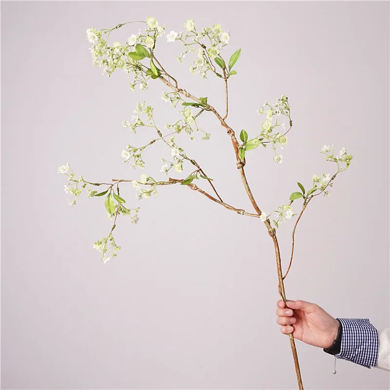 Qq306 Cheap Style Good Quality Artificial Flower Single Branch Wedding Decoration Silk Flower Home Decoration