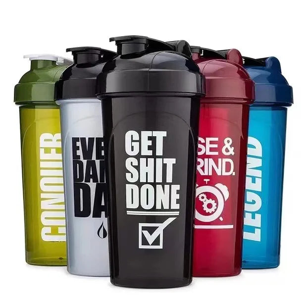 Wholesale Products Bpa Free Drinkware Fitness Sports Plastic Spice Cups Custom logo Gym Empty Glitter Protein Shaker Bottles