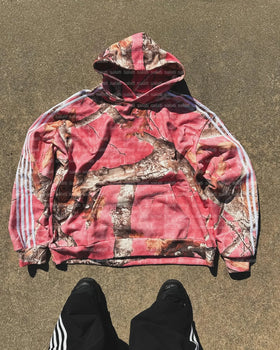 Custom Hooded Sweatshirt Heavyweight Boxy Pullover Dtg Sublimation Print Hunting Oversized Camouflage Real Tree Camo Hoodie Men