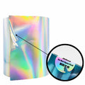 Factory Custom Die Cut Vinyl Holographic Transparent White A4 Waterproof Fragile Eggshell Stickers for Craft Photo Frame Candle