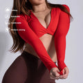 Cheap Women Clothing Summer Casual Long Sleeve Top Shorts Pants Set Gym Yoga Two Piece Shorts Women's Sets
