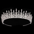 Wholesale Simple Classic Wedding Tiara Luxury Design Cubic Zircon Bridal Hair Accessories Crown for Women BC6408 Corona Princesa