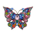MT051345 Fashion Insect Brooch Women Rhinestones Butterfly Brooch Jewelry