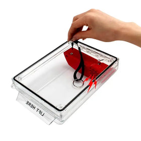 Export Sale Fire Alarm Resettable Panic Push Button Protective Cover Emergency Manual Call Equipment Accessory