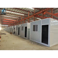 Portable 20ft 40ft Prefab Flat Pack Steel Container House Contemporary Design Style for Office Home Hotel Bathroom Construction