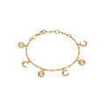 Gemnel Wholesale Gold Plated Brass Jewelry Brass Jewelry Manufacturer Minimalist Charm Brass Bracelet