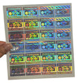Best Quality Professional Custom Transparent Holographic Overlay Laminate Thermal Laminating Pouches ID Holographic Sticker