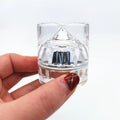 Customized Silver Diamond 15g 30g 50g Cosmetic Cream Jar Packaging Bottles for Cosmetics Skin Care Body Scrub Containers Bulk