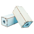 Funny Wooden Diy Telescope 3d Puzzles Science Experiment Kits Educational Toys for Kids Party Gift New Item Craft