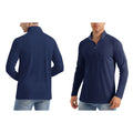 Custom Embroidered Solid Spring Windbreaker Long Sleeve Quarter Zip Collar Pullover Quick Dry Sweatshirt with Digital Printing