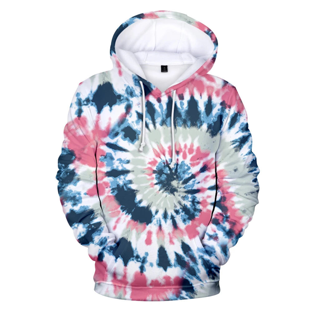Fitspi Tie Dye 3d Hoodies Men Women Sweatshirt Casual Hoodie Colour Tie-dye 3d Hoodies Mens Harajuku Spring Hip Hop Clothes