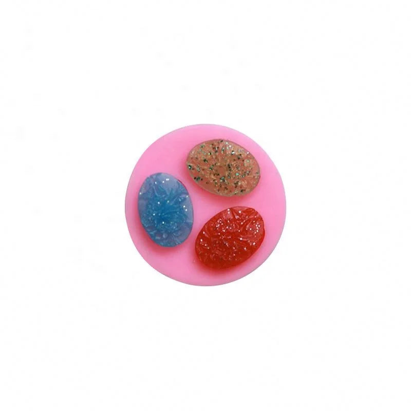 XGY-201silicone Chocolate Mould With rare Precious Stone Flower Shape. Silicone Sugar Lace Mould 3D Fondant Mermaid Tail